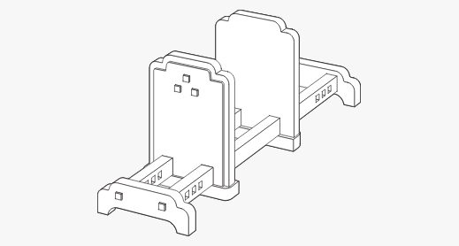 sliding book rack